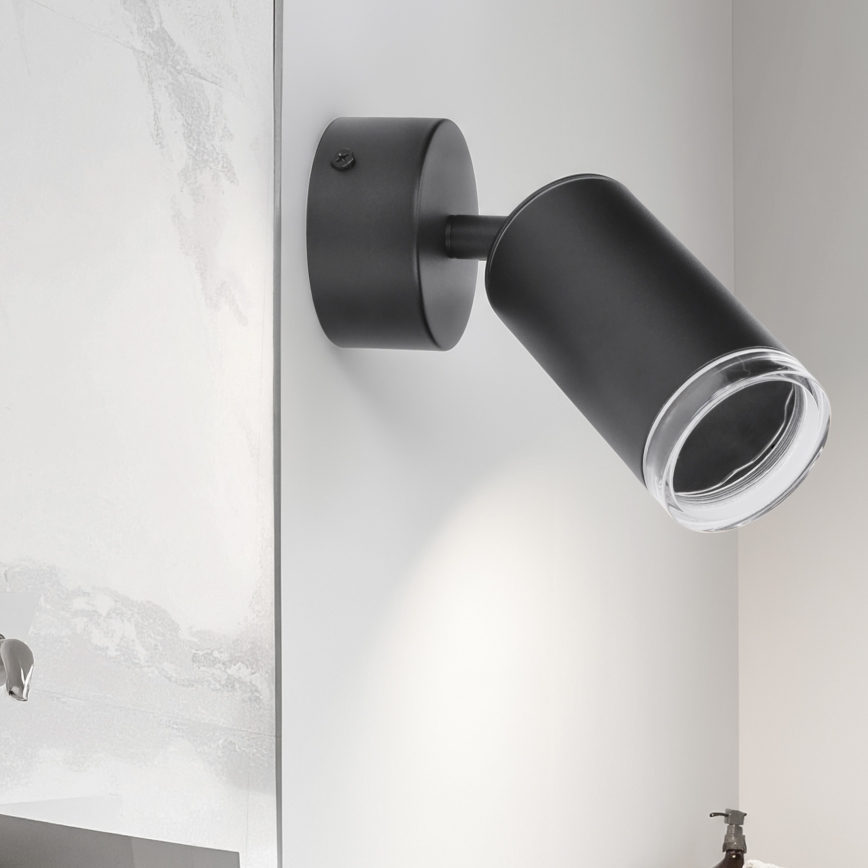 Brilagi - Kúpeľňové bodové svietidlo SELE 1xGU10/30W/230V IP44 čierna