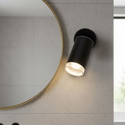 Brilagi - Kúpeľňové bodové svietidlo SELE 1xGU10/30W/230V IP44 čierna