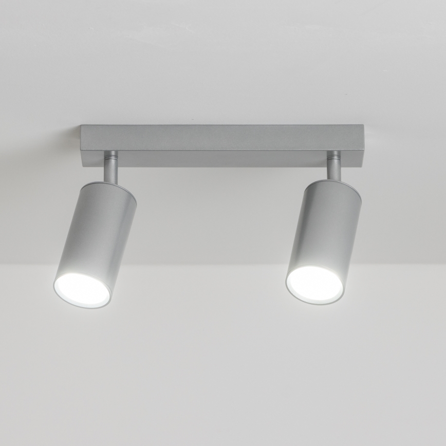 Brilagi - Kúpeľňové bodové svietidlo SELE 2xGU10/30W/230V IP44 strieborná