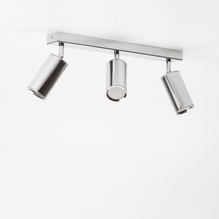 Brilagi - Kúpeľňové bodové svietidlo SELE 3xGU10/30W/230V IP44 lesklý chróm