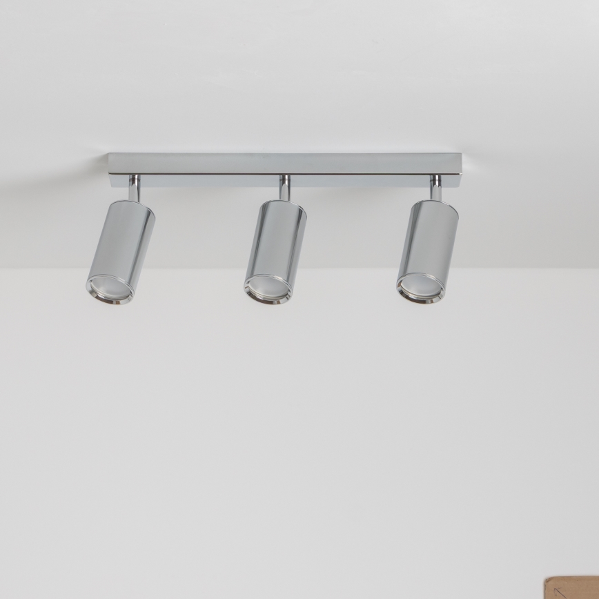 Brilagi - Kúpeľňové bodové svietidlo SELE 3xGU10/30W/230V IP44 lesklý chróm