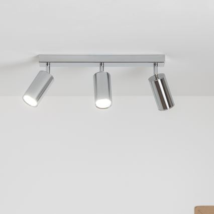 Brilagi - Kúpeľňové bodové svietidlo SELE 3xGU10/30W/230V IP44 lesklý chróm
