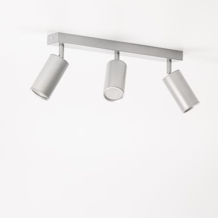 Brilagi - Kúpeľňové bodové svietidlo SELE 3xGU10/30W/230V IP44 strieborná