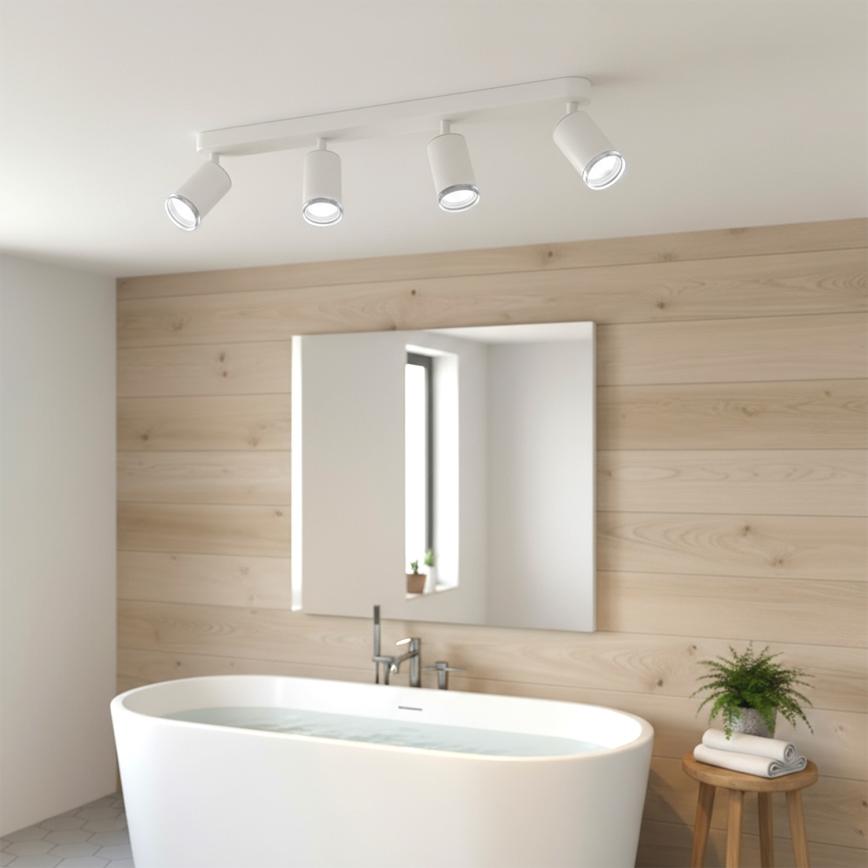 Brilagi - Kúpeľňové bodové svietidlo SELE 4xGU10/30W/230V IP44 biela