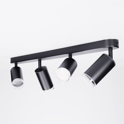 Brilagi - Kúpeľňové bodové svietidlo SELE 4xGU10/30W/230V IP44 čierna