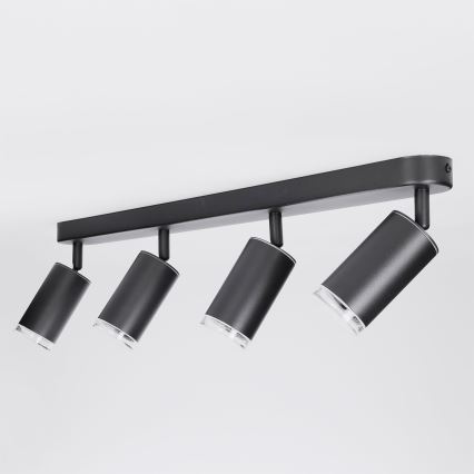 Brilagi - Kúpeľňové bodové svietidlo SELE 4xGU10/30W/230V IP44 čierna