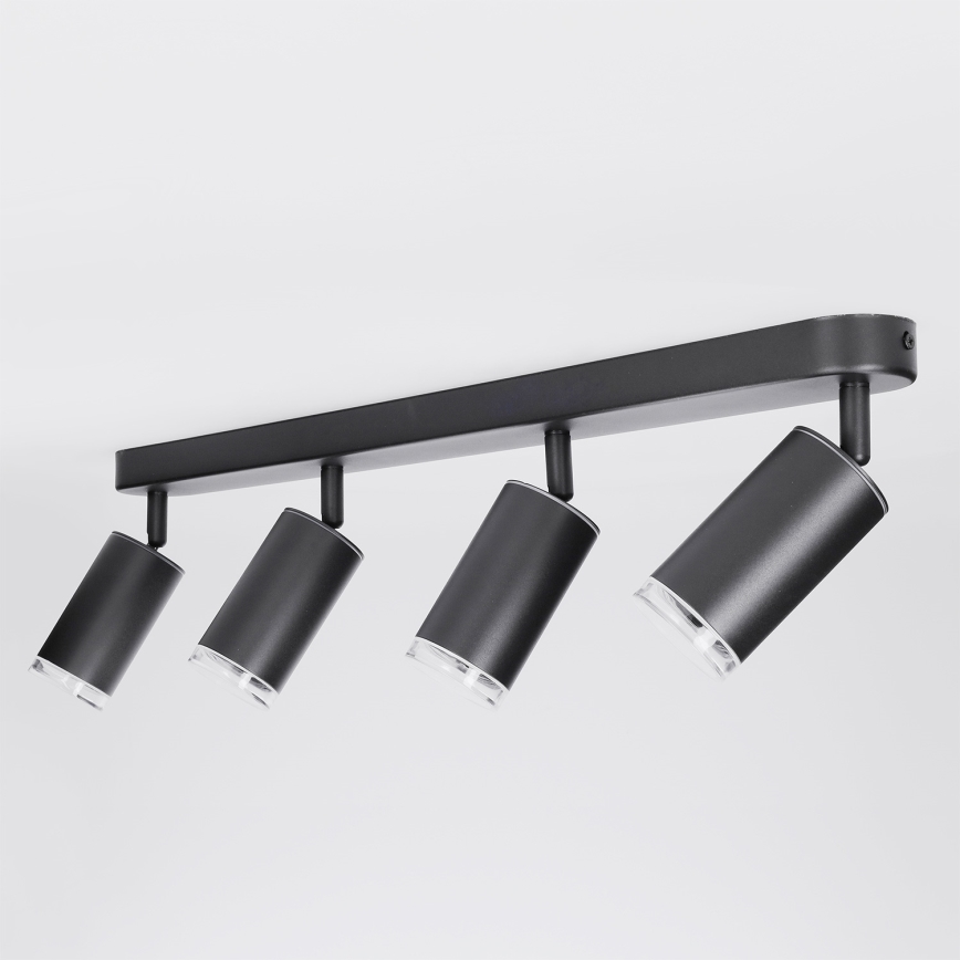 Brilagi - Kúpeľňové bodové svietidlo SELE 4xGU10/30W/230V IP44 čierna