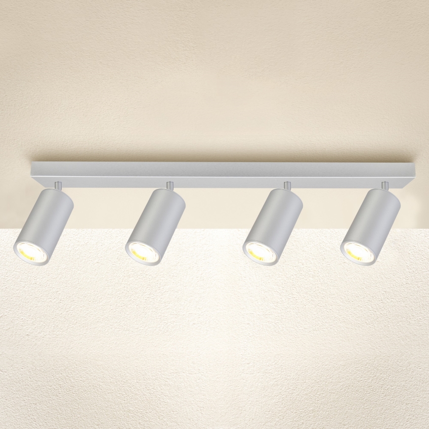 Brilagi - Kúpeľňové bodové svietidlo SELE 4xGU10/30W/230V IP44 strieborná