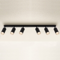 Brilagi - Kúpeľňové bodové svietidlo SELE 6xGU10/30W/230V IP44 čierna