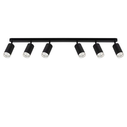 Brilagi - Kúpeľňové bodové svietidlo SELE 6xGU10/30W/230V IP44 čierna