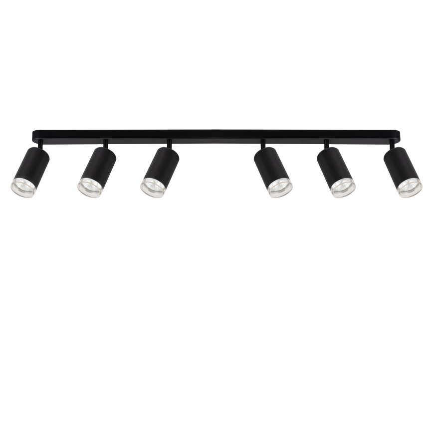 Brilagi - Kúpeľňové bodové svietidlo SELE 6xGU10/30W/230V IP44 čierna
