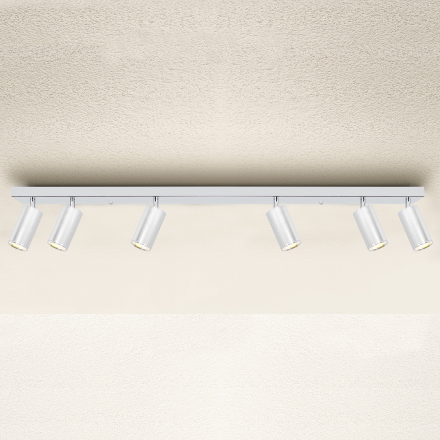 Brilagi - Kúpeľňové bodové svietidlo SELE 6xGU10/30W/230V IP44 lesklý chróm