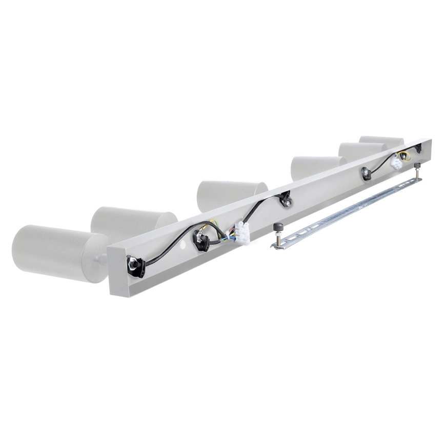 Brilagi - Kúpeľňové bodové svietidlo SELE 6xGU10/30W/230V IP44 strieborná