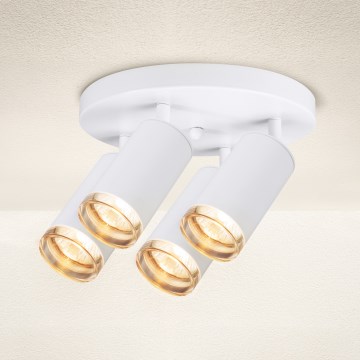 Brilagi - Kúpeľňové bodové svietidlo SELE AQUA 4xGU10/30W/230V IP44 biela