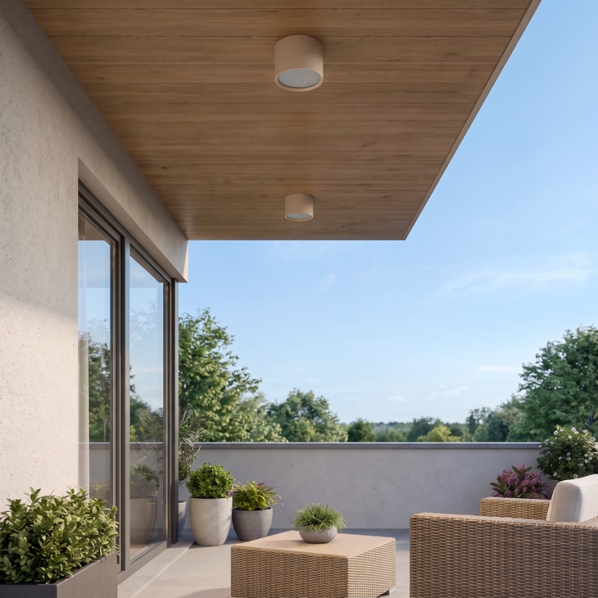 BRILAGI - Kúpeľňové bodové svietidlo SMOOTH 1xGX53/15W/230V 60x82 mm béžová IP54