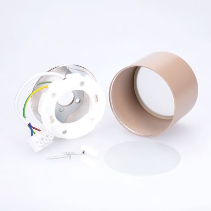 BRILAGI - Kúpeľňové bodové svietidlo SMOOTH 1xGX53/15W/230V 60x82 mm béžová IP54