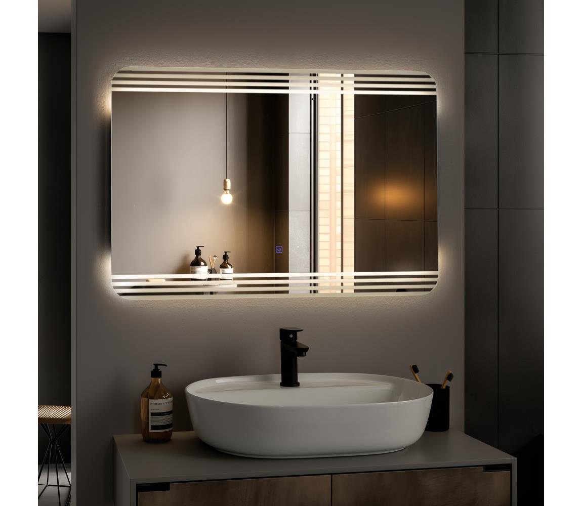 Brilagi - kúpeľňové LED zrkadlo MELZO LED/30W/230V 60x90 cm IP44 CRI 90 stmievateľné + CCT FG-MIR-0013-6090