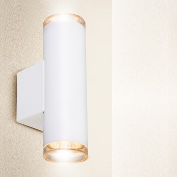 Brilagi - Kúpeľňové nástenné bodové svietidlo SELE AQUA 2xGU10/30W/230V IP44 biela