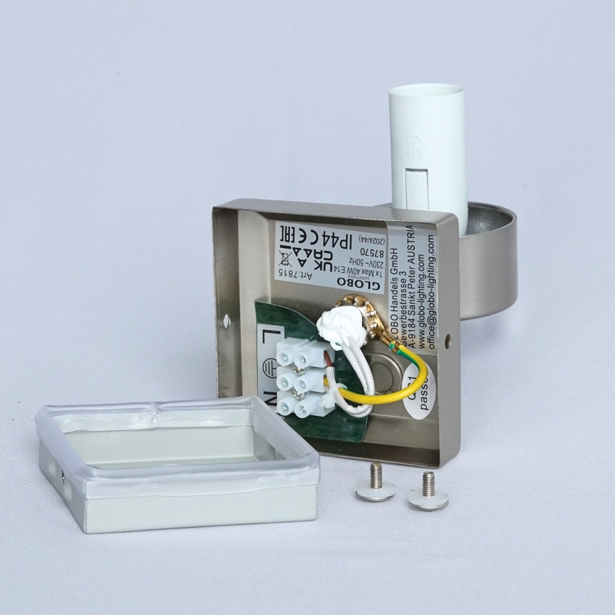 Brilagi - Kúpeľňové nástenné svietidlo RAY 1xE14/40W/230V IP44