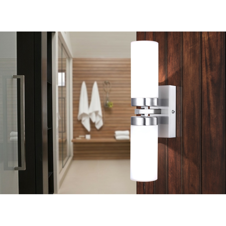 Brilagi - Kúpeľňové nástenné svietidlo RAY 2xE14/40W/230V IP44