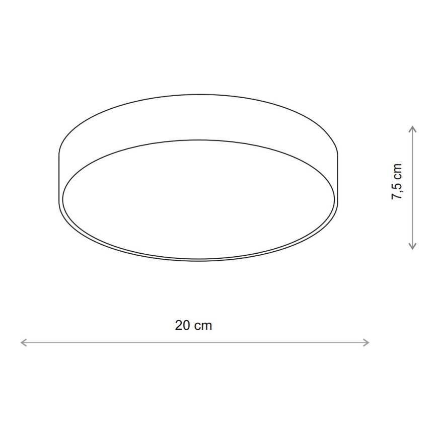 Brilagi - Kúpeľňové stropné svietidlo CLARE 1xE27/24W/230V pr. 20 cm IP54 béžová