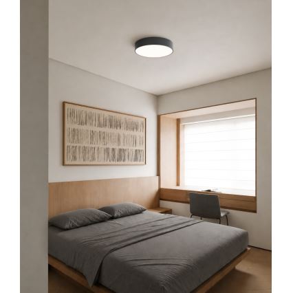 Brilagi - Kúpeľňové stropné svietidlo CLARE 4xE27/24W/230V pr. 50 cm antracit IP54