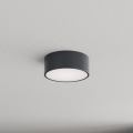 Brilagi - Kúpeľňové stropné svietidlo CLARE so snímačom pohybu aj súmraku, 1×E27/24W/230V, Ø 20 cm, antracit, IP54