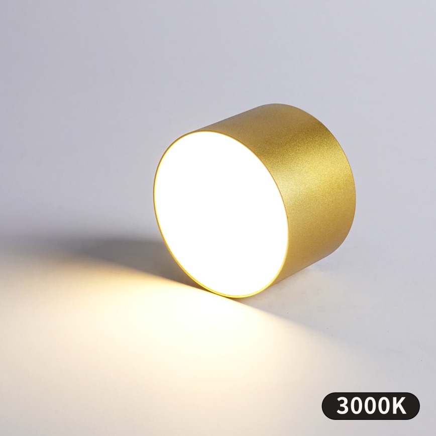 BRILAGI - Kúpeľňové stropné svietidlo FORIS LED/9W/230V pr. 9 cm zlaté IP44 CRI 90
