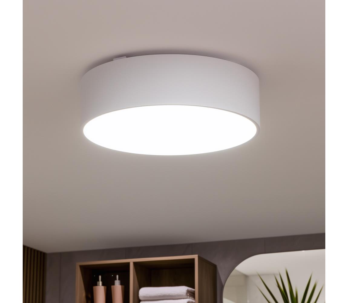Brilagi - Kúpeľňové stropné svietidlo POOL 3xE27/15W/230V pr. 40 cm IP54 biela FG-R400-E27-WHT