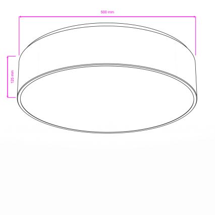 Brilagi - Kúpeľňové stropné svietidlo POOL 4xE27/15W/230V pr. 50 cm IP54 béžové