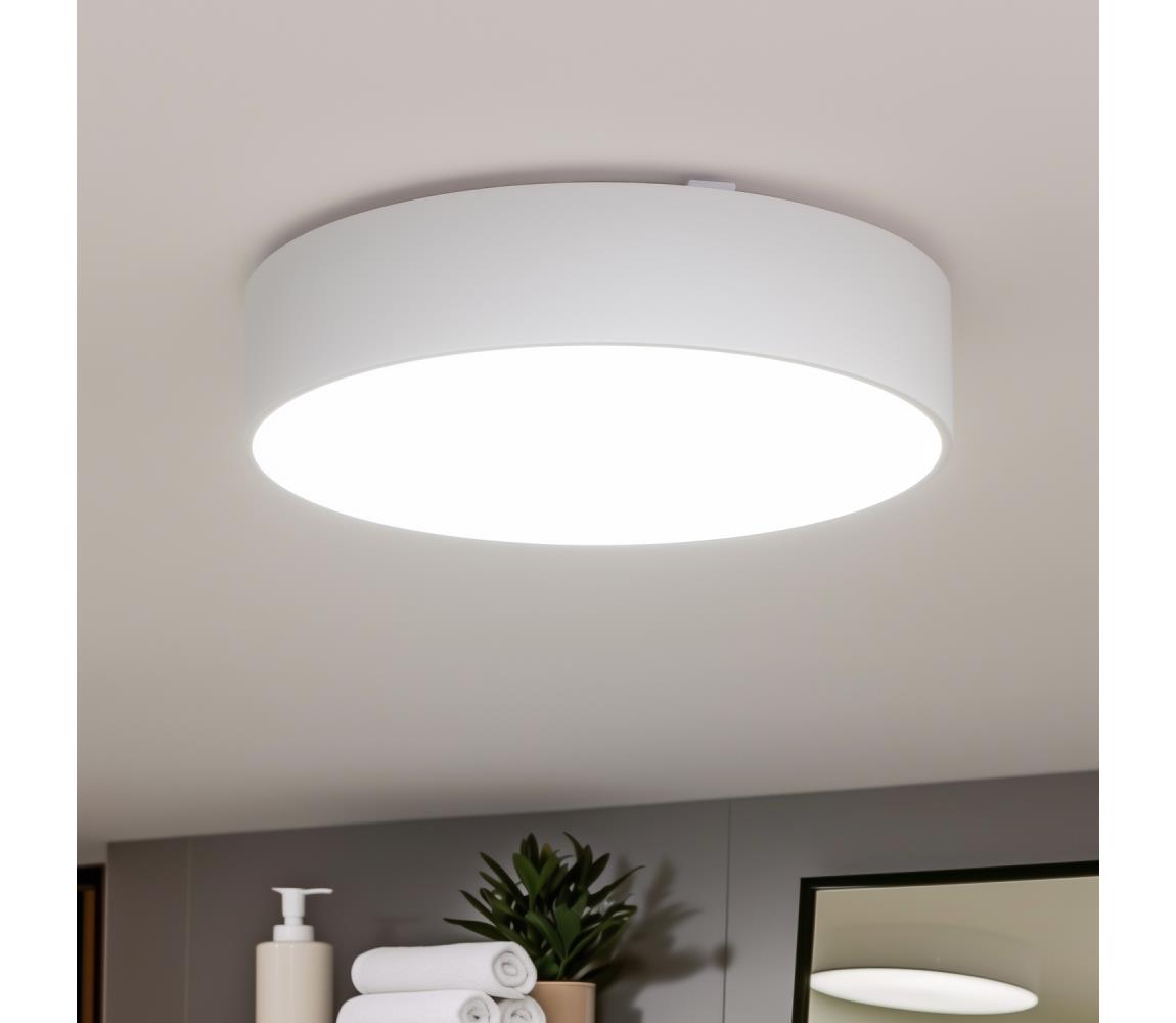 Brilagi - Kúpeľňové stropné svietidlo POOL 4xE27/15W/230V pr. 50 cm IP54 biela FG-R500-E27-WHT