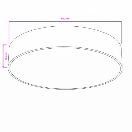 Brilagi - Kúpeľňové stropné svietidlo POOL 5xE27/15W/230V Ø 60 cm IP54 béžová