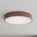 Brilagi - Kúpeľňové stropné svietidlo s pohybovým a súmrakovým senzorom CLARE 4xE27/24W/230V priemer 50 cm hnedé IP54