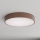 Brilagi - Kúpeľňové stropné svietidlo s pohybovým a súmrakovým senzorom CLARE 4xE27/24W/230V priemer 50 cm hnedé IP54
