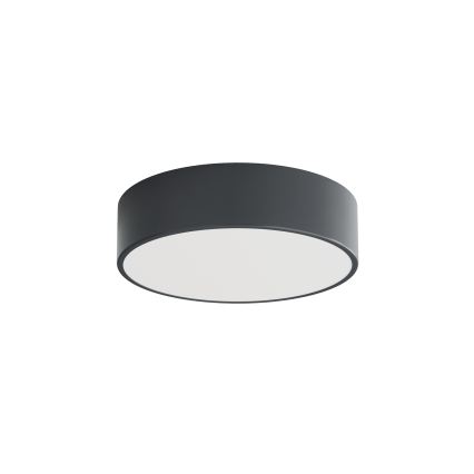 Brilagi - Kúpeľňové stropné svietidlo so snímačom pohybu a súmraku CLARE 2xE27/24W/230V pr. 30 cm antracitové IP54