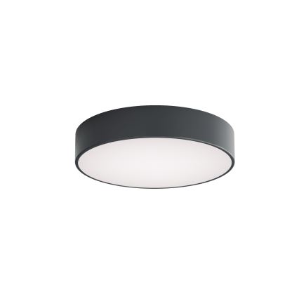 Brilagi - Kúpeľňové stropné svietidlo so senzorom pohybu a súmraku CLARE 3xE27/24W/230V pr. 40 cm antracit IP54
