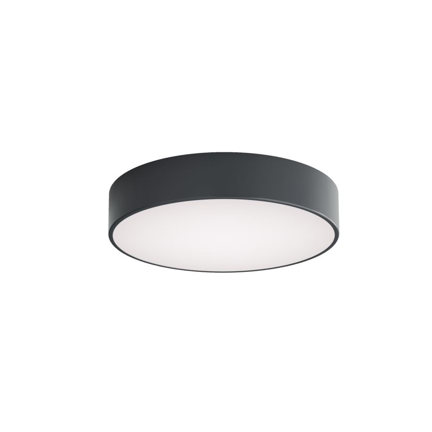 Brilagi - Kúpeľňové stropné svietidlo so senzorom pohybu a súmraku CLARE 3xE27/24W/230V pr. 40 cm antracit IP54