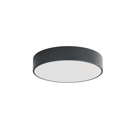Brilagi - Kúpeľňové stropné svietidlo so senzorom pohybu a súmraku CLARE 3xE27/24W/230V pr. 40 cm antracit IP54