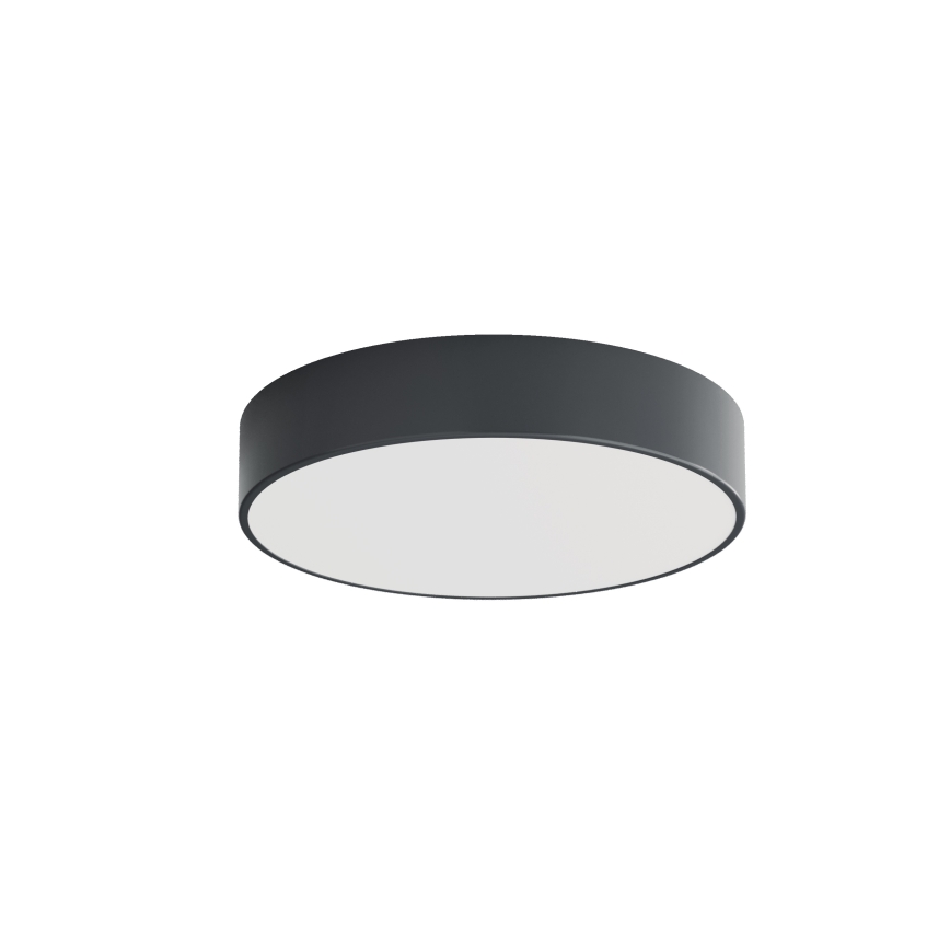 Brilagi - Kúpeľňové stropné svietidlo so senzorom pohybu a súmraku CLARE 3xE27/24W/230V pr. 40 cm antracit IP54