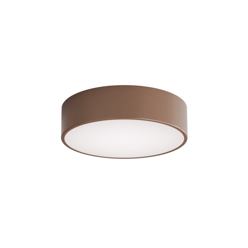 Brilagi - Kúpeľňové stropné svietidlo so senzorom pohybu a súmraku CLARE 2xE27/24W/230V, priemer 30 cm, hnedé, IP54