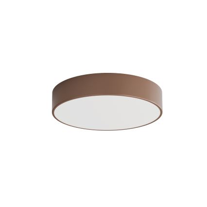 Brilagi - Kúpeľňové stropné svietidlo s pohybovým a súmrakovým senzorom CLARE 3xE27/24W/230V pr. 40 cm hnedá IP54