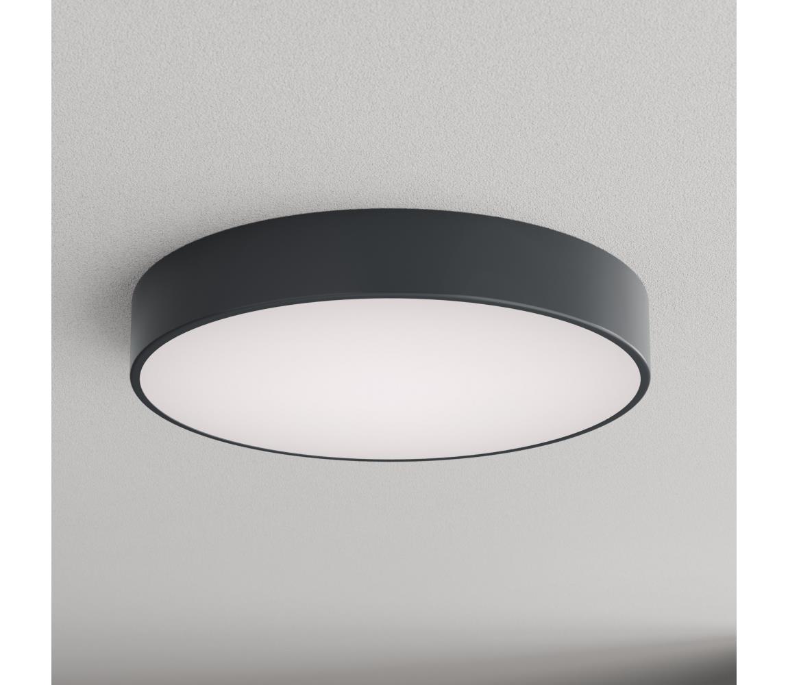 Brilagi - Kúpeľňové stropné svietidlo so senzorom CLARE 4xE27/24W/230V priemer 50 cm antracit IP54 8590828125723