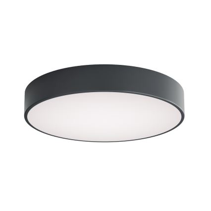 Brilagi - Kúpeľňové stropné svietidlo s pohybovým a súmrakovým senzorom CLARE 4xE27/24W/230V pr. 50 cm antracit IP54