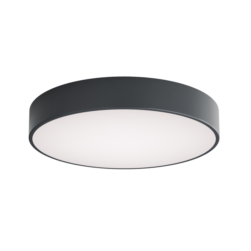 Brilagi - Kúpeľňové stropné svietidlo s pohybovým a súmrakovým senzorom CLARE 4xE27/24W/230V pr. 50 cm antracit IP54