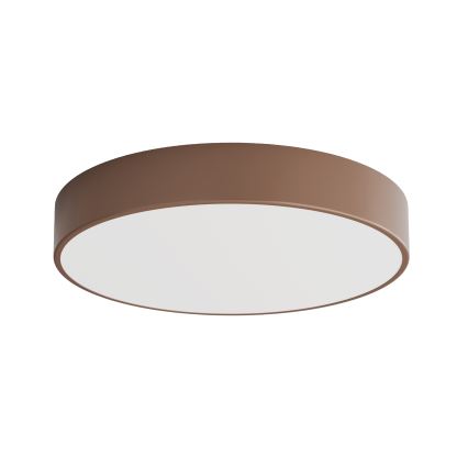 Brilagi - Kúpeľňové stropné svietidlo s pohybovým a súmrakovým senzorom CLARE 4xE27/24W/230V priemer 50 cm hnedé IP54