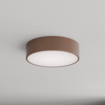 Brilagi - Kúpeľňové stropné svietidlo so senzorom pohybu a súmraku CLARE 2xE27/24W/230V, priemer 30 cm, hnedé, IP54