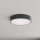 Brilagi - Kúpeľňové stropné svietidlo so senzorom pohybu a súmraku CLARE 3xE27/24W/230V pr. 40 cm antracit IP54