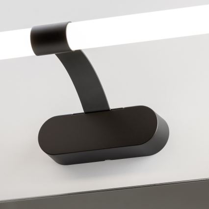 Brilagi - LED kúpeľňové osvetlenie zrkadla 2v1 TUBEO LED/8W/230V 60 cm IP44 čierna