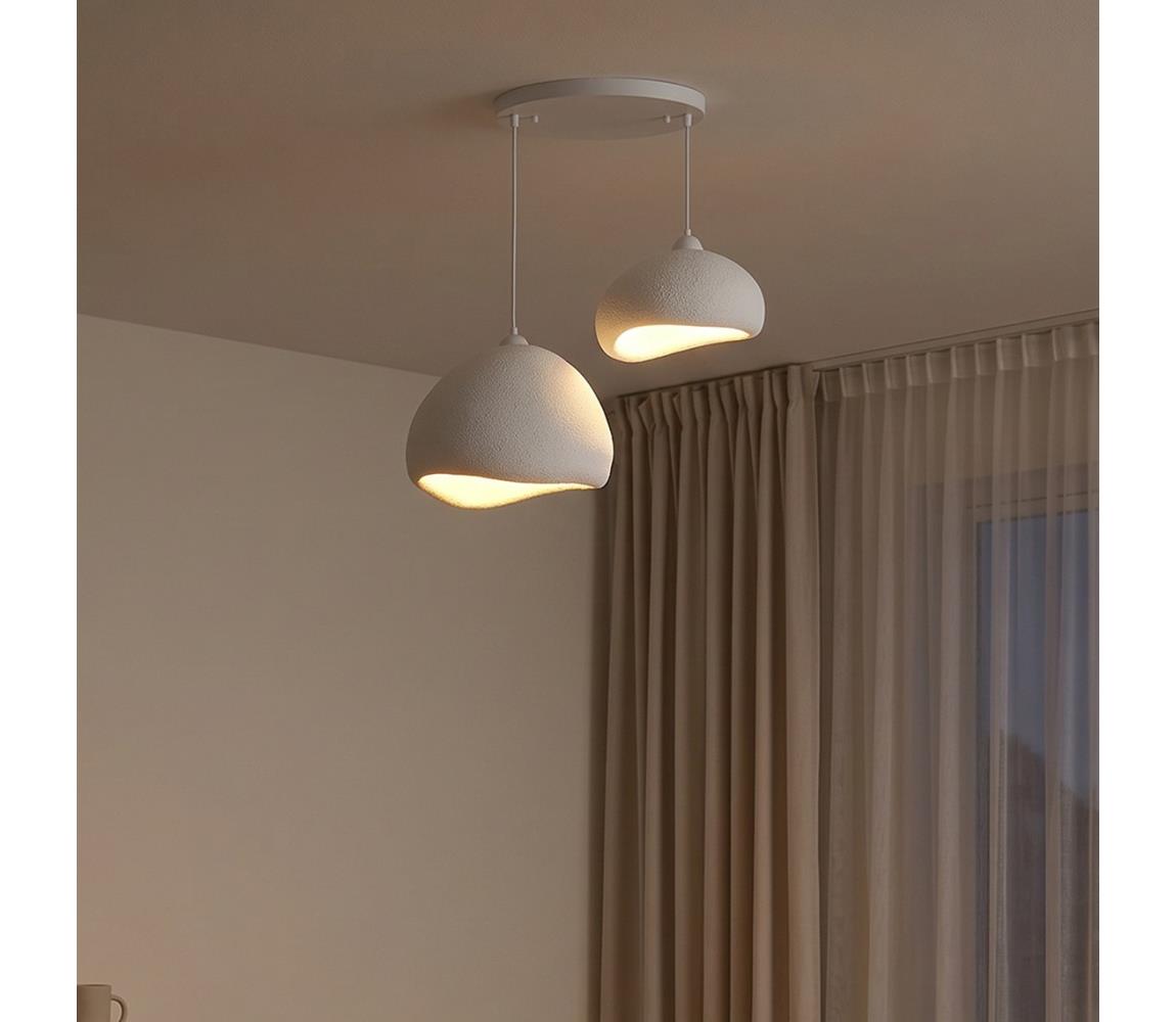 Brilagi - Lanový luster WABI SABI 2xE27/40W/230V priemer 70 cm biely 118OPV1203