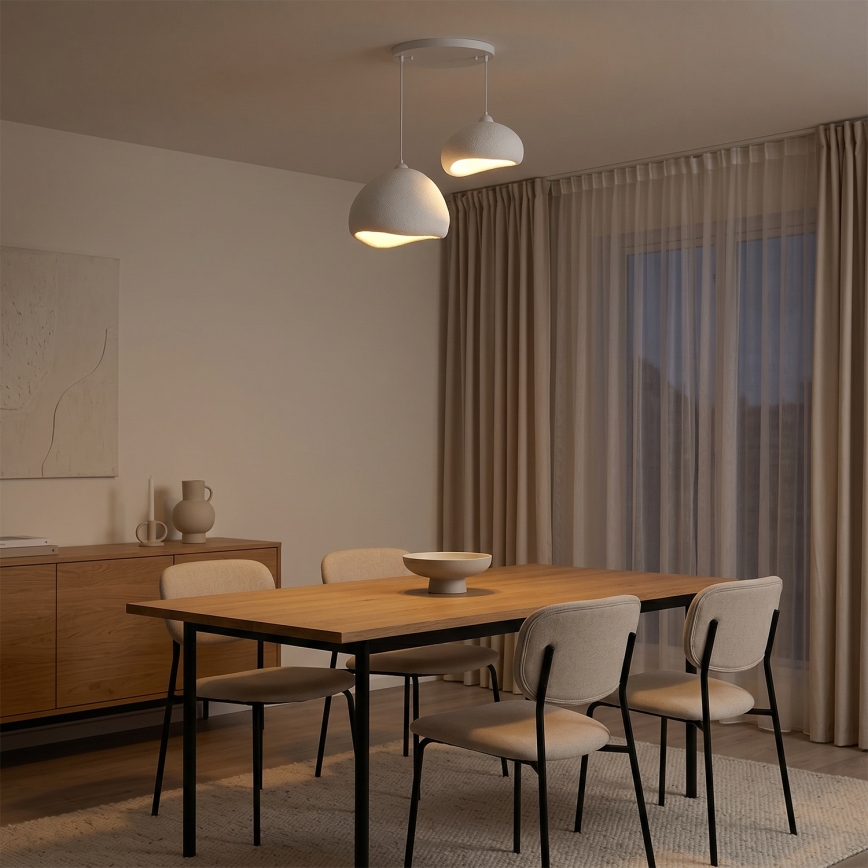 Brilagi - Lanový luster WABI SABI 2xE27/40W/230V priemer 70 cm biely